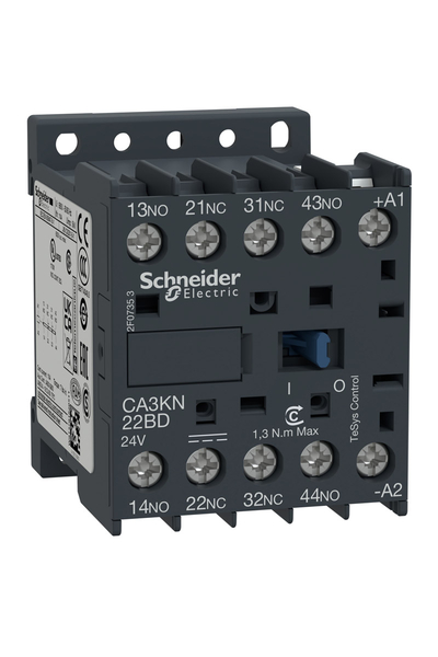 Schneider Electric - Schneider CA3KN22FD Tesys K 110V DC Standart Bobinli 690V 2NA+2NK Kontrol Rölesi