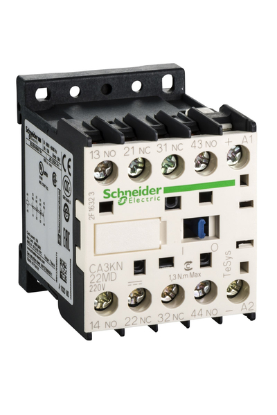 Schneider CA3KN22MD Tesys K 220V DC Standart Bobinli 690V 2NA+2NK Kontrol Rölesi