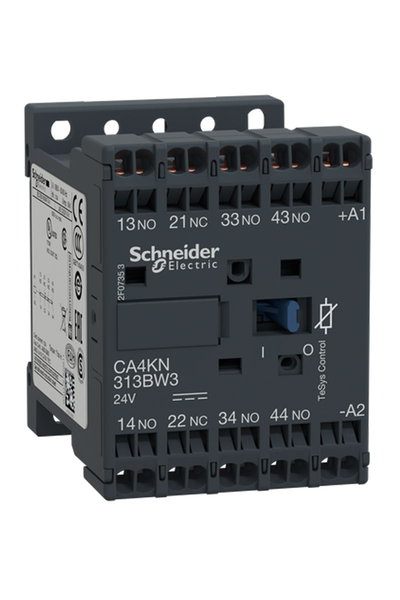 Schneider CA4KN313BW3 Tesys K 3NA+1NK Yardımcı Kontaktör - Thumbnail