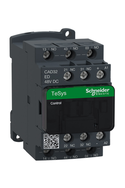 Schneider CAD32ED Tesys D 48V DC 3NA+2NK Yardımcı Kontaktör - Thumbnail