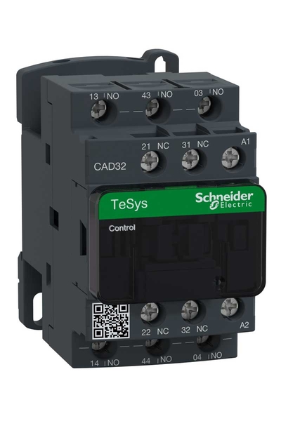 Schneider Electric - Schneider CAD32F7 Tesys D 110V AC 3NA+2NK Yardımcı Kontaktör