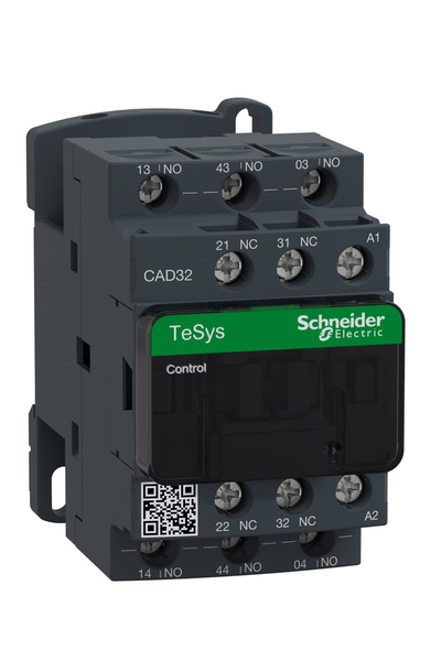 Schneider CAD32U7 Tesys D 240V AC 3NA+2NK Yardımcı Kontaktör