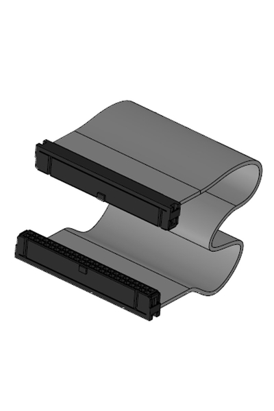 Schneider CBL021 Bcpm için 6.1m Düz Şerit Kablo - Thumbnail