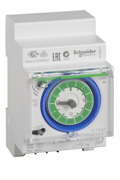 Schneider Electric - Schneider CCT15367 Acti 9 Ih 7 Gün-200 Saat Bellekli Mekanik Zaman Saati Schneider CCT15367 Acti 9 Ih 7 Gün-200 Saat Bellekli Mekanik Zaman Saati - Thumbnail