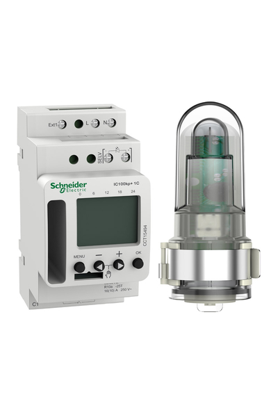 Schneider Electric - Schneider CCT15494 Acti9 Ic100Kp+ 1 Kanal 1-99000 Lux Smart Programlanabilir Alacakaranlık Saati
