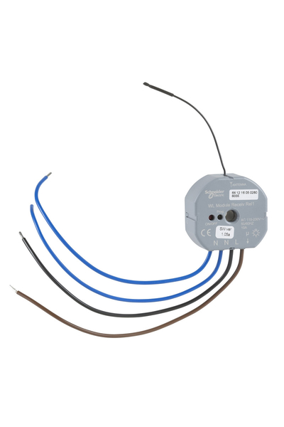 Schneider Electric - Schneider CCT1A031 Unica Wireless 10A Gri Sigorta Korumalı Rf Universal Alıcı Röle