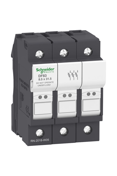 Schneider DF-83 3P 25A Kartuş Sigorta Yuvası Schneider DF-83 3P 25A Kartuş Sigorta Yuvası