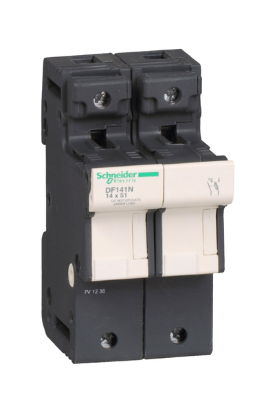 Schneider DF141N Tesys Df 14x51mm 1P+N 50A Kartuş Sigorta Yuvası - Thumbnail