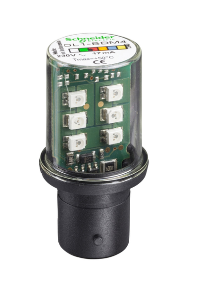 Schneider Electric - Schneider DL1BDM4 230V Ba 15D Tabanlı Kırmızı Korumalı Led Ampul Schneider Electric - Schneider DL1BDM4 230V Ba 15D Tabanlı Kırmızı Korumalı Led Ampul