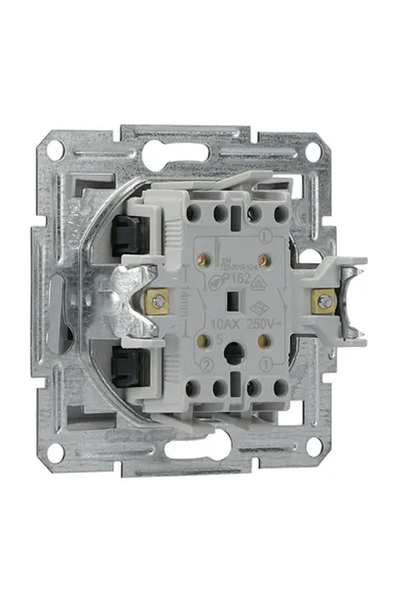 Schneider EPH0300161 Asfora Plus Çerçevesiz Vidasız Alüminyum Komütatör - Thumbnail