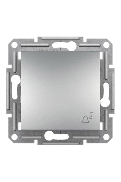 Schneider Electric - Schneider EPH0800161 Asfora Plus Alüminyum Çerçevesiz Vidasız Zil İşaretli Liht Buton Schneider Electric - Schneider EPH0800161 Asfora Plus Alüminyum Çerçevesiz Vidasız Zil İşaretli Liht Buton