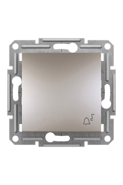 Schneider EPH0800169 Asfora Bronz Zil İşaretli Çerçevesiz Liht Anahtar - Thumbnail