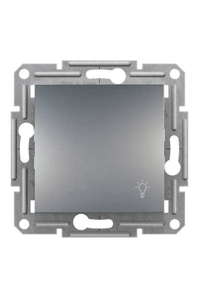 Schneider Electric - Schneider EPH0900162 Asfora Plus Çelik Çerçevesiz Vidasız Işık İşaretli Liht Buton Schneider Electric - Schneider EPH0900162 Asfora Plus Çelik Çerçevesiz Vidasız Işık İşaretli Liht Buton