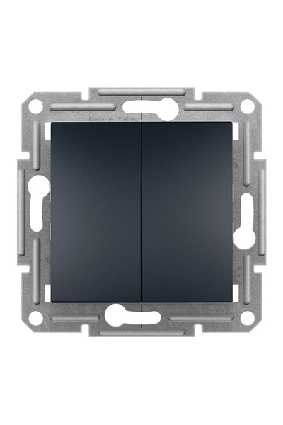 Schneider Electric - Schneider EPH1100171 Asfora Plus Çerçevesiz Vidasız Antrasit Liht Komütatör Schneider Electric - Schneider EPH1100171 Asfora Plus Çerçevesiz Vidasız Antrasit Liht Komütatör