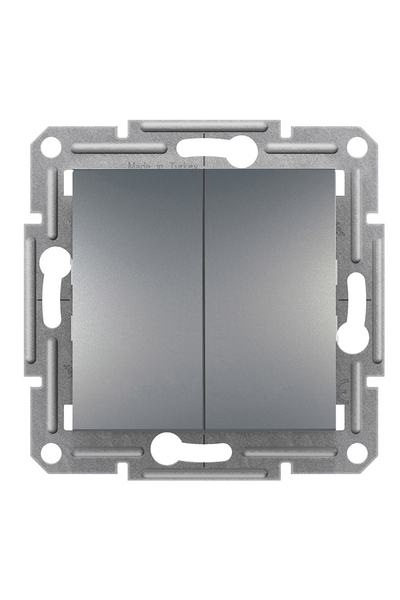 Schneider Electric - Schneider EPH1100362 Asfora Vida Bağlantılı Çelik 2li Liht Buton Schneider Electric - Schneider EPH1100362 Asfora Vida Bağlantılı Çelik 2li Liht Buton
