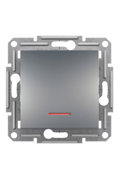 Schneider Electric - Schneider EPH1400162 Asfora Plus Çelik Çerçevesiz Vidasız Işıklı Anahtar Schneider Electric - Schneider EPH1400162 Asfora Plus Çelik Çerçevesiz Vidasız Işıklı Anahtar