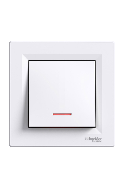 Schneider Electric - Schneider EPH1500121 Asfora Beyaz Çerçeveli Vidasız Işıklı Vavien Schneider Electric - Schneider EPH1500121 Asfora Beyaz Çerçeveli Vidasız Işıklı Vavien