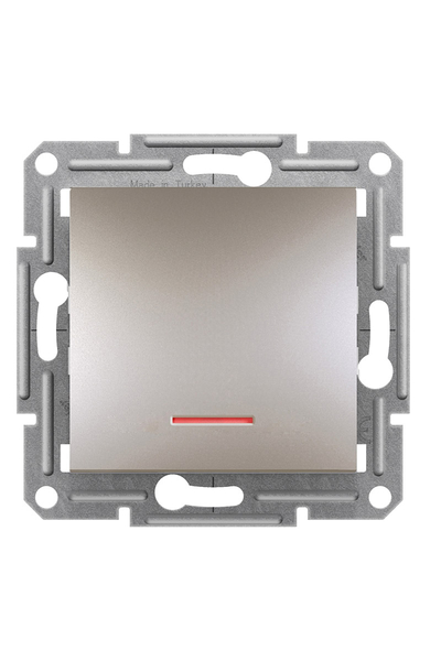 Schneider Electric - Schneider EPH1500169 Asfora Plus Vidasız Çerçevesiz Işıklı Bronz Vavien Schneider Electric - Schneider EPH1500169 Asfora Plus Vidasız Çerçevesiz Işıklı Bronz Vavien