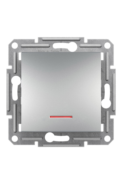 Schneider Electric - Schneider EPH1600161 Asfora Plus Alüminyum Çerçevesiz Vidasız Işıklı Liht Buton Schneider Electric - Schneider EPH1600161 Asfora Plus Alüminyum Çerçevesiz Vidasız Işıklı Liht Buton