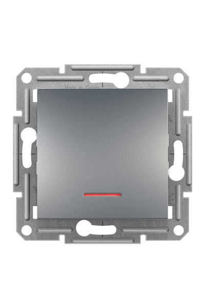 Schneider Electric - Schneider EPH1600162 Asfora Plus Çelik Çerçevesiz Vidasız Işıklı Liht Buton Schneider Electric - Schneider EPH1600162 Asfora Plus Çelik Çerçevesiz Vidasız Işıklı Liht Buton