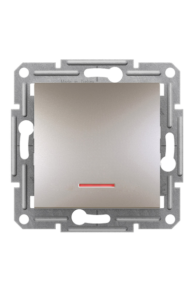 Schneider Electric - Schneider EPH1600169 Asfora Plus Bronz Çerçevesiz Vidasız Işıklı Liht Buton Schneider Electric - Schneider EPH1600169 Asfora Plus Bronz Çerçevesiz Vidasız Işıklı Liht Buton