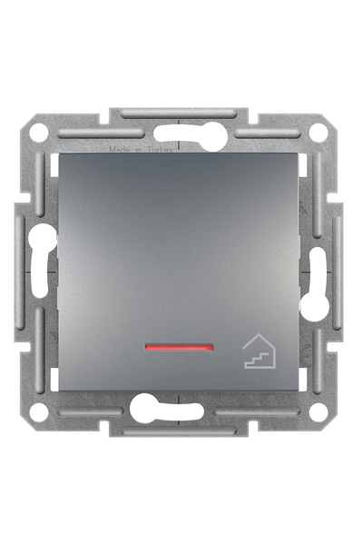Schneider Electric - Schneider EPH1900162 Asfora Plus Çelik Çerçevesiz Vidasız Merdiven İşaretli Işıklı Liht Buton Schneider Electric - Schneider EPH1900162 Asfora Plus Çelik Çerçevesiz Vidasız Merdiven İşaretli Işıklı Liht Buton