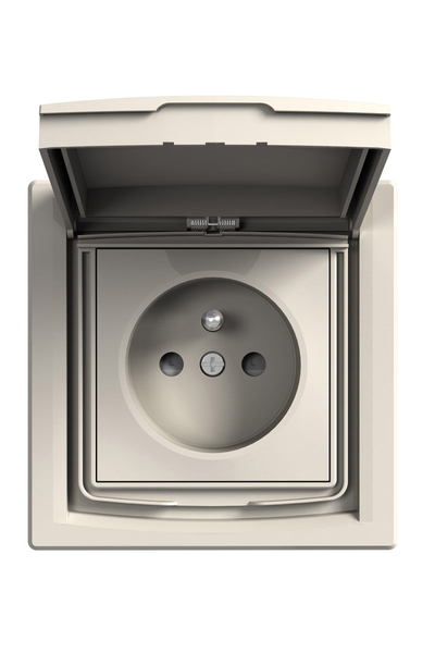 Schneider Electric - Schneider EPH2800323 Asfora 16A IP44 Krem Çerçeveli Kapaklı Çocuk Korumalı Ups Priz Schneider Electric - Schneider EPH2800323 Asfora 16A IP44 Krem Çerçeveli Kapaklı Çocuk Korumalı Ups Priz