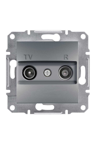 Schneider Electric - Schneider EPH3300262 Asfora 4Db Çelik Geçişli Tv/R Prizi Schneider Electric - Schneider EPH3300262 Asfora 4Db Çelik Geçişli Tv/R Prizi