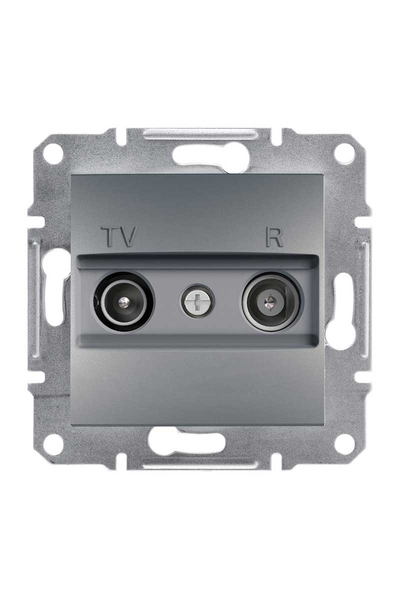 Schneider Electric - Schneider EPH3300362 Asfora 8Db Çelik Geçişli Tv/R Prizi Schneider Electric - Schneider EPH3300362 Asfora 8Db Çelik Geçişli Tv/R Prizi