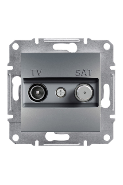 Schneider Electric - Schneider EPH3400162 Asfora 1Db Çelik Çerçevesiz Sonlu TV-SAT Prizi Schneider Electric - Schneider EPH3400162 Asfora 1Db Çelik Çerçevesiz Sonlu TV-SAT Prizi