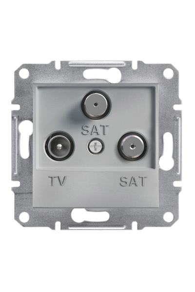 Schneider Electric - Schneider EPH3600161 Asfora 1Db Alüminyum Çerçevesiz Sonlu TV-SAT Prizi Schneider Electric - Schneider EPH3600161 Asfora 1Db Alüminyum Çerçevesiz Sonlu TV-SAT Prizi