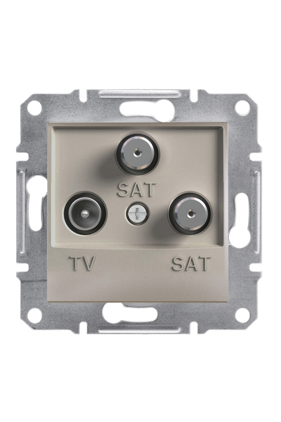 Schneider Electric - Schneider EPH3600169 Asfora 3lü 1dB Bronz TV-SAT-SAT Prizi Schneider Electric - Schneider EPH3600169 Asfora 3lü 1dB Bronz TV-SAT-SAT Prizi