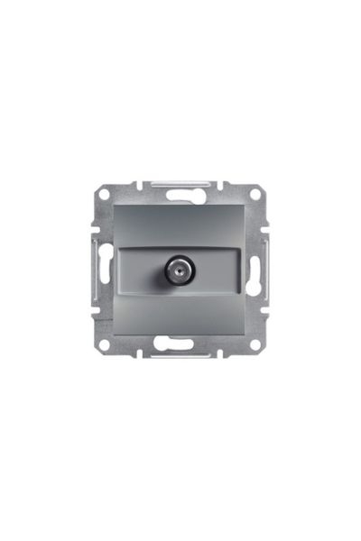 Schneider Electric - Schneider EPH3700162 Asfora Çelik 1dB Sonlu SAT Prizi