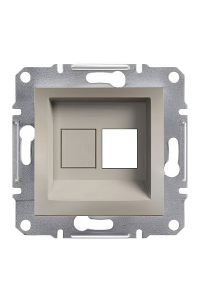 Schneider Electric - Schneider EPH4300169-02 Asfora Bronz Tekli Rj45 Konnektörsüz Priz Schneider Electric - Schneider EPH4300169-02 Asfora Bronz Tekli Rj45 Konnektörsüz Priz