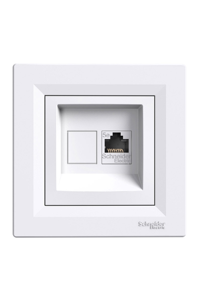 Schneider Electric - Schneider EPH4370521 Asfora 1xRj45 Beyaz Çerçevesiz Konnektörsüz Data Prizi Schneider Electric - Schneider EPH4370521 Asfora 1xRj45 Beyaz Çerçevesiz Konnektörsüz Data Prizi