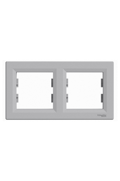 Schneider Electric - Schneider EPH5800261 Asfora İkili Alüminyum Yatay Çerçeve