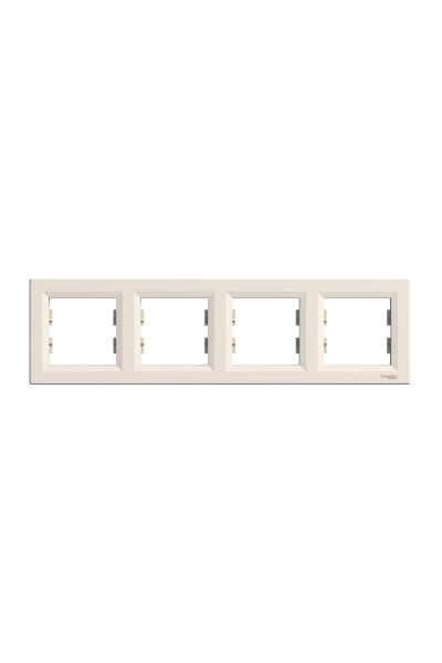 Schneider Electric - Schneider EPH5800423 Asfora 4lü Krem Yatay Çerçeve Schneider Electric - Schneider EPH5800423 Asfora 4lü Krem Yatay Çerçeve