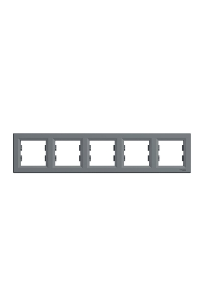Schneider Electric - Schneider EPH5800562 Beşli Asfora Çelik Yatay Çerçeve Schneider Electric - Schneider EPH5800562 Beşli Asfora Çelik Yatay Çerçeve