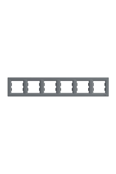 Schneider Electric - Schneider EPH5800662 Altılı Asfora Çelik Yatay Çerçeve Schneider Electric - Schneider EPH5800662 Altılı Asfora Çelik Yatay Çerçeve