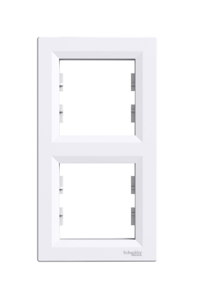 Schneider Electric - Schneider EPH5810221 İkili Asfora Dikey Beyaz Çerçeve Schneider Electric - Schneider EPH5810221 İkili Asfora Dikey Beyaz Çerçeve