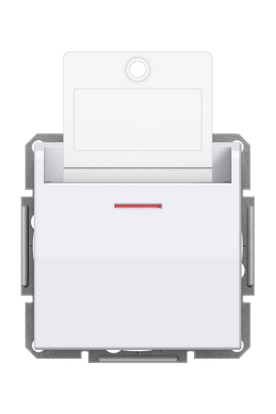 Schneider Electric - Schneider EPH6270121 Asfora Beyaz Çerçevesiz Otel Anahtar Kartı