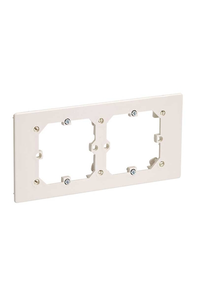 Schneider Electric - Schneider ETK10182 Ultra 3lü Yüksek Tip Kanal Üstü Anahtar Priz Montaj Kapağı