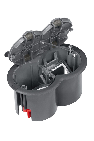 Schneider Electric - Schneider ETK44104 2 Modüllü Plastik Döşeme Altı Buat