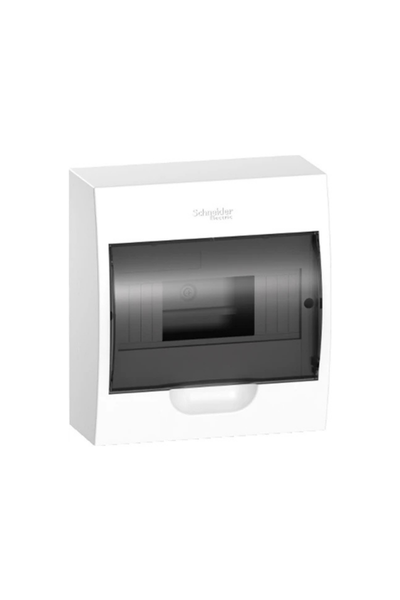 Schneider Electric - Schneider EZ9E108S0S 8 Modullü Şeffaf Kapaklı Sıva Üstü Sigorta Dağıtım Kutusu