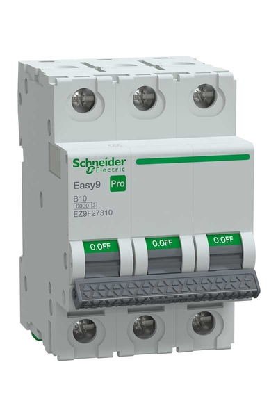 Schneider EZ9F27316 Easy 9 Pro 3P 16A 6 kA B Tipi Otomatik Sigorta