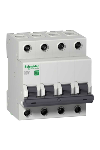 Schneider EZ9F34425 EASY9 4P 25A 4,5KA C Tipi Otomatik Sigorta