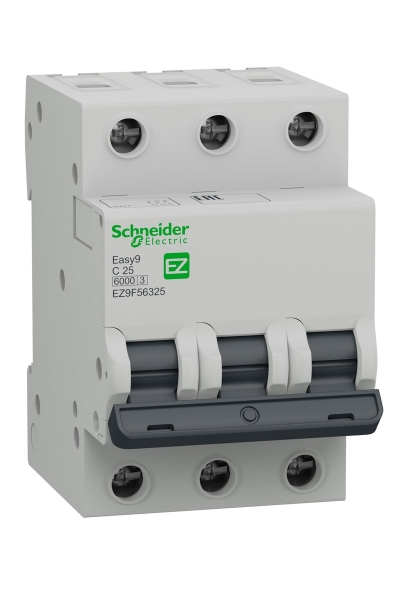 Schneider Electric - Schneider EZ9F56325 EASY9 Serisi C Tipi 3x25A Otomatik Sigorta Schneider Electric - Schneider EZ9F56325 EASY9 Serisi C Tipi 3x25A Otomatik Sigorta