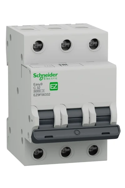 Schneider Electric - Schneider EZ9F56332 EASY9 Serisi C Tipi 3x32A Otomatik Sigorta