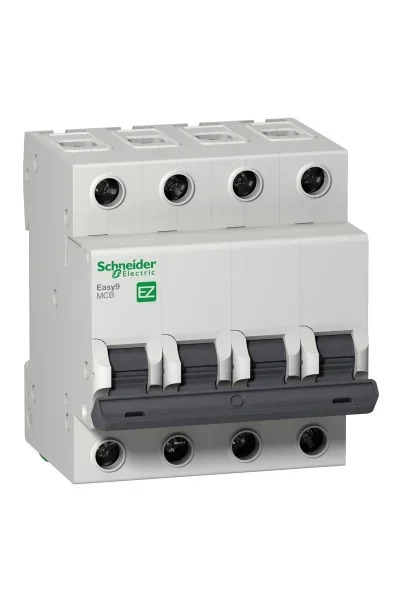 Schneider Electric - Schneider EZ9F56410 EASY9 Serisi C Tipi 4x10A Otomatik Sigorta
