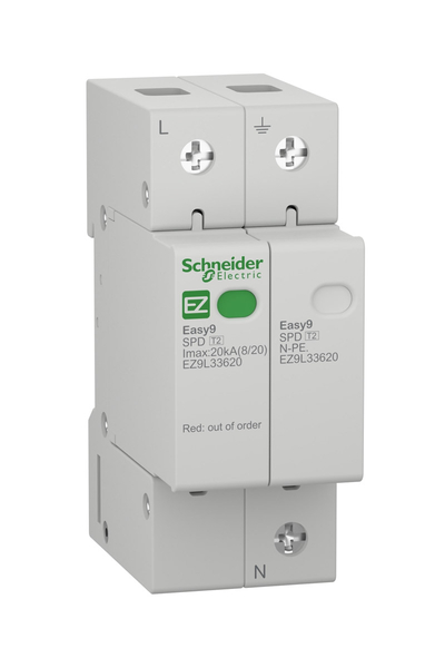 Schneider Electric - Schneider EZ9L33620 EASY9 1P-N 20KA Parafudr